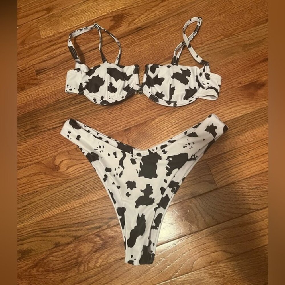 Cowprint Shein bikini xs/s